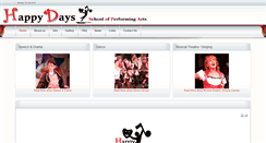 Desktop Screenshot of happydaysdrama.ie